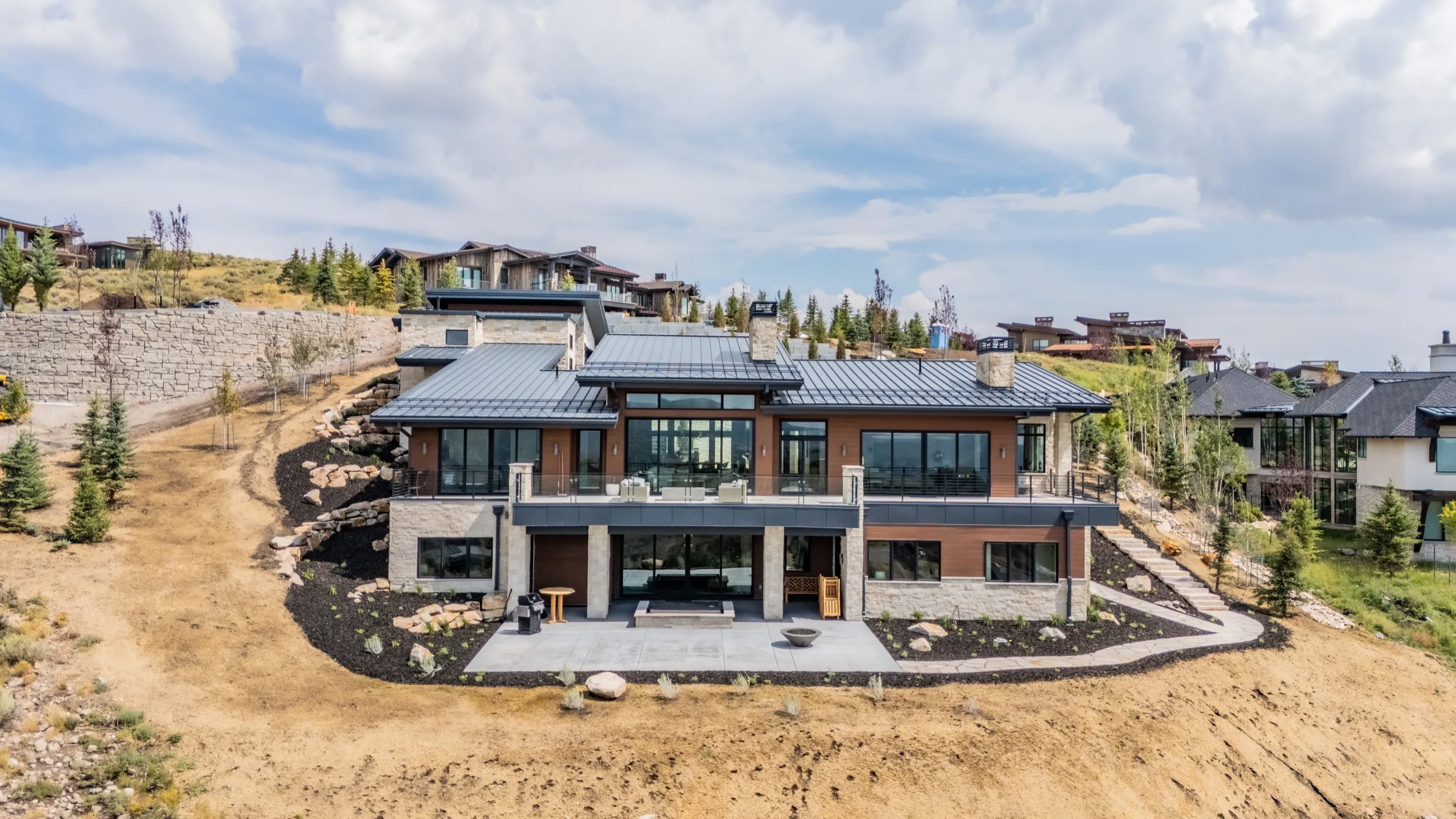 Luxury custom home nestled in the mountains of Park City, Utah